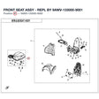FRONT SEAT ASSY product image