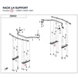 RACK LH SUPPORT product image