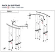RACK RH SUPPORT product image