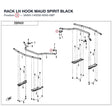 RACK LH HOOK product image