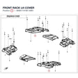 FRONT RACK LH COVER product image