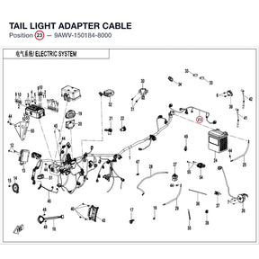 TAIL LIGHT ADAPTER CABLE product image