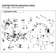 STARTER MOTOR NEGATIVE CABLE product image