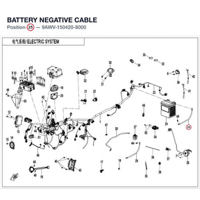 BATTERY NEGATIVE CABLE product image