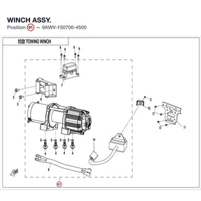 WINCH ASSY. product image