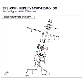 EPS ASSY - REPL BY 9AWV-150800-1501 product image