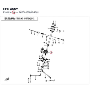 EPS ASSY - INTERCHANGEBLE WITH 9AWV-150800-1500 product image
