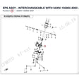 EPS ASSY - INTERCHANGEABLE WITH 9AWV-150800-8000 - REPL BY 9AWV-150800-1501 product image