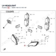 LH HEADLIGHT product image