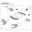 LH HEADLIGHT product image