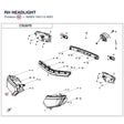 RH HEADLIGHT product image