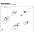 RH HEADLIGHT product image