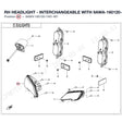 RH HEADLIGHT - INTERCHANGEABLE WITH  9AWA-160120-40000 product image