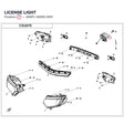 LICENSE LIGHT product image