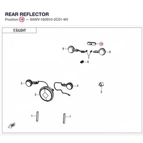 REAR REFLECTOR product image