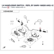 LH HANDLEBAR SWITCH product image