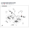 LH HANDLEBAR SWITCH ASSY product image