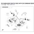 RH HANDLEBAR SWITCH ASSY product image