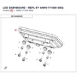 LCD DASHBOARD - REPL BY 9AWV-171000-8002 product image