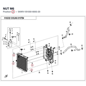 NUT M6 product image