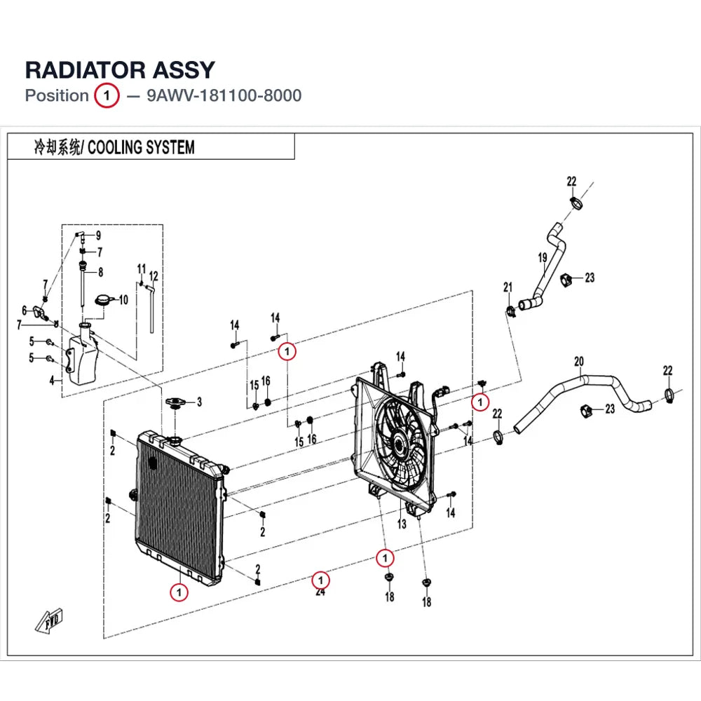 RADIATOR ASSY product image