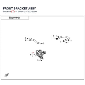 FRONT BRACKET ASSY product image