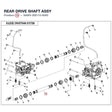 REAR DRIVE CORE SHAFT ASSY product image
