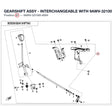 GEARSHIFT ASSY - INTERCHANGEABLE WITH 9AWV-321000-8002 product image