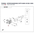 TOWING - INTERCHANGEABLE WITH  9AWA-401000-10000 product image