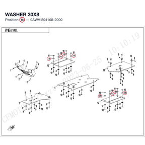 WASHER 30X8 product image
