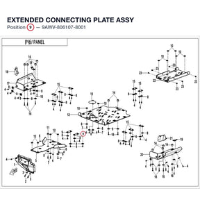 EXTENDED CONNECTING PLATE ASSY product image