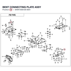 BENT CONNECTING PLATE ASSY product image