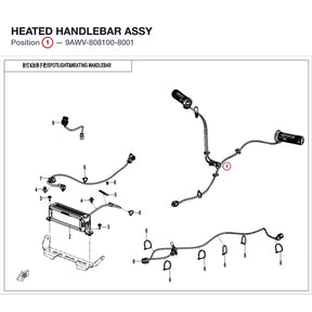 HEATED HANDLEBAR ASSY product image