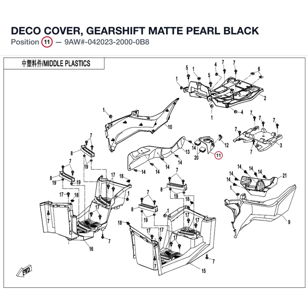 DECO COVER, GEARSHIFT product image