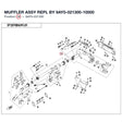 MUFFLER ASSY REPL BY 9AY0-021300-10000 product image