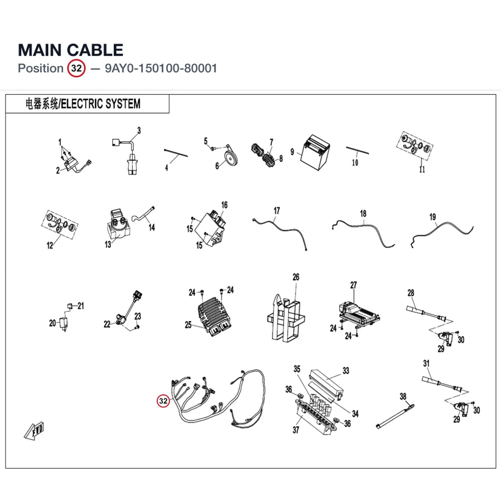 MAIN CABLE product image