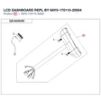 LCD DASHBOARD REPL BY 9AY0-170110-20004 product image