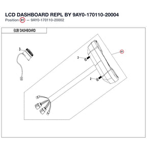 LCD DASHBOARD REPL BY 9AY0-170110-20004 product image