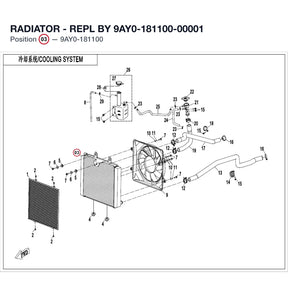 RADIATOR - REPL BY 9AY0-181100-00001 product image