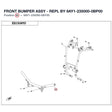 FRONT BUMPER ASSY product image