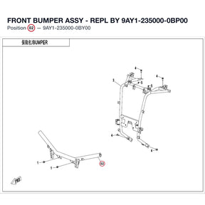 FRONT BUMPER ASSY product image