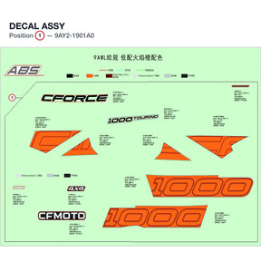 DECAL ASSY product image