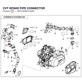 CVT INTAKE PIPE CONNECTOR product image