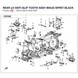 REAR LH ANTI-SLIP TOOTH ASSY product image