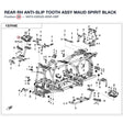 REAR RH ANTI-SLIP TOOTH ASSY product image