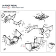 LH FOOT PEDAL product image