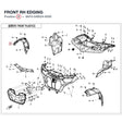 FRONT RH EDGING product image