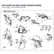 AIR FILTER RH SIDE COVER product image