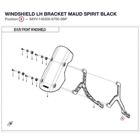 WINDSHIELD LH BRACKET product image