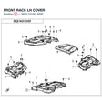 FRONT RACK LH COVER product image